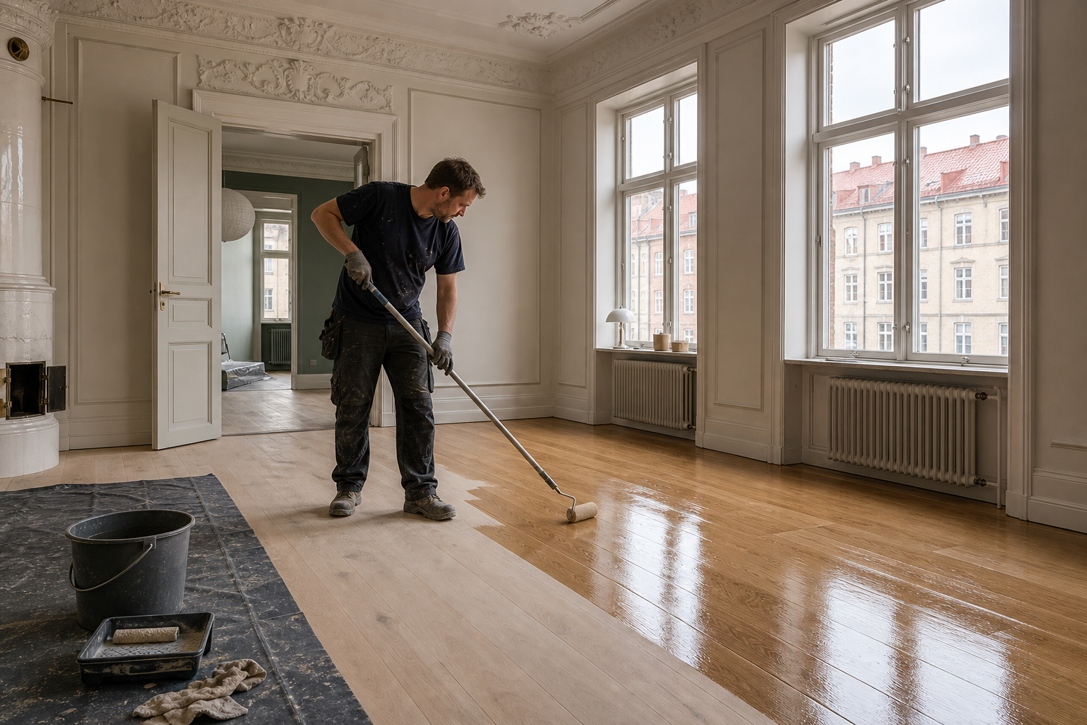 Rätt lack gör trägolvet hållbart i årtionden