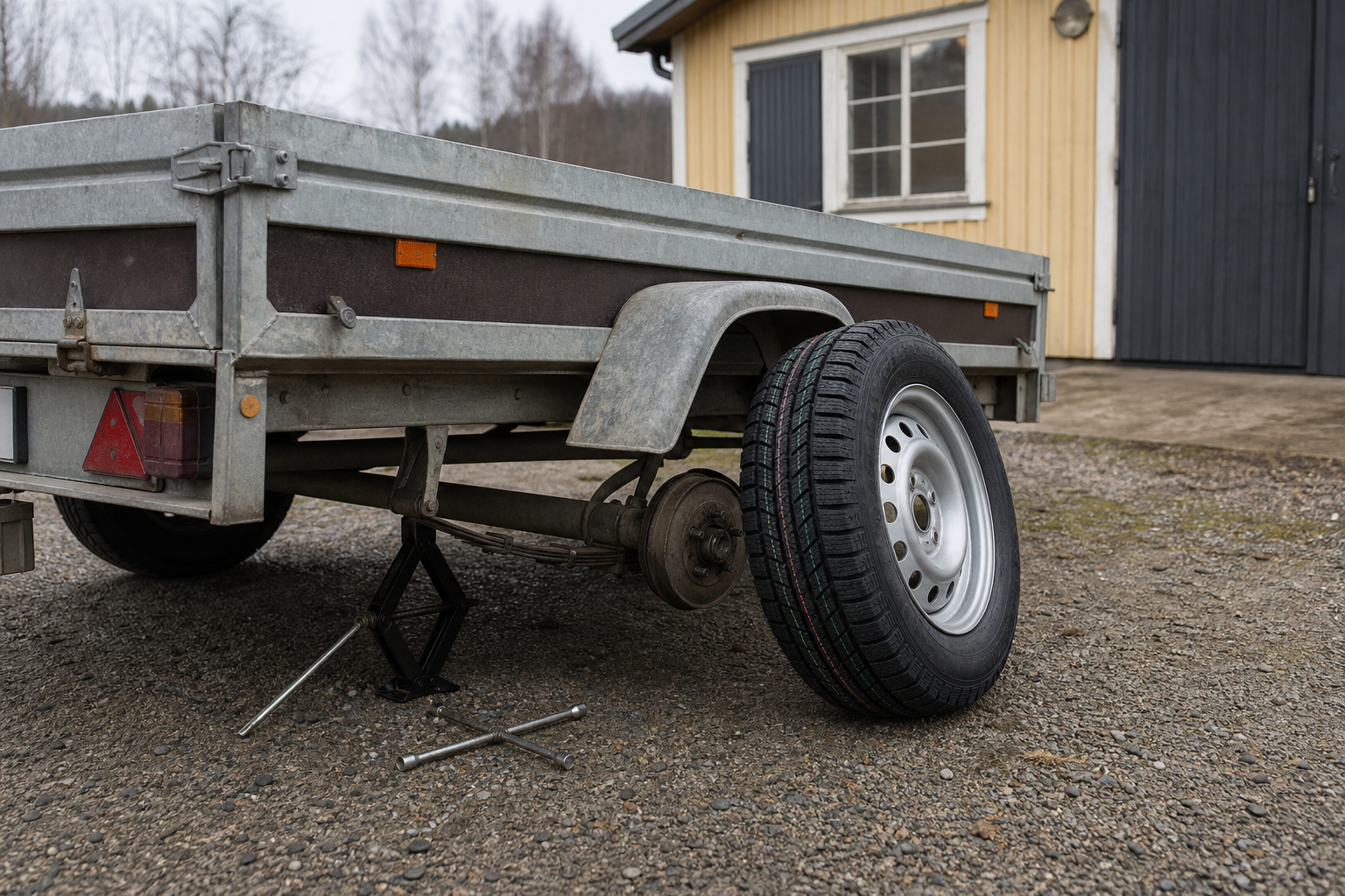Släpvagnsdäck som passar din vagn och når dig i hela Sverige