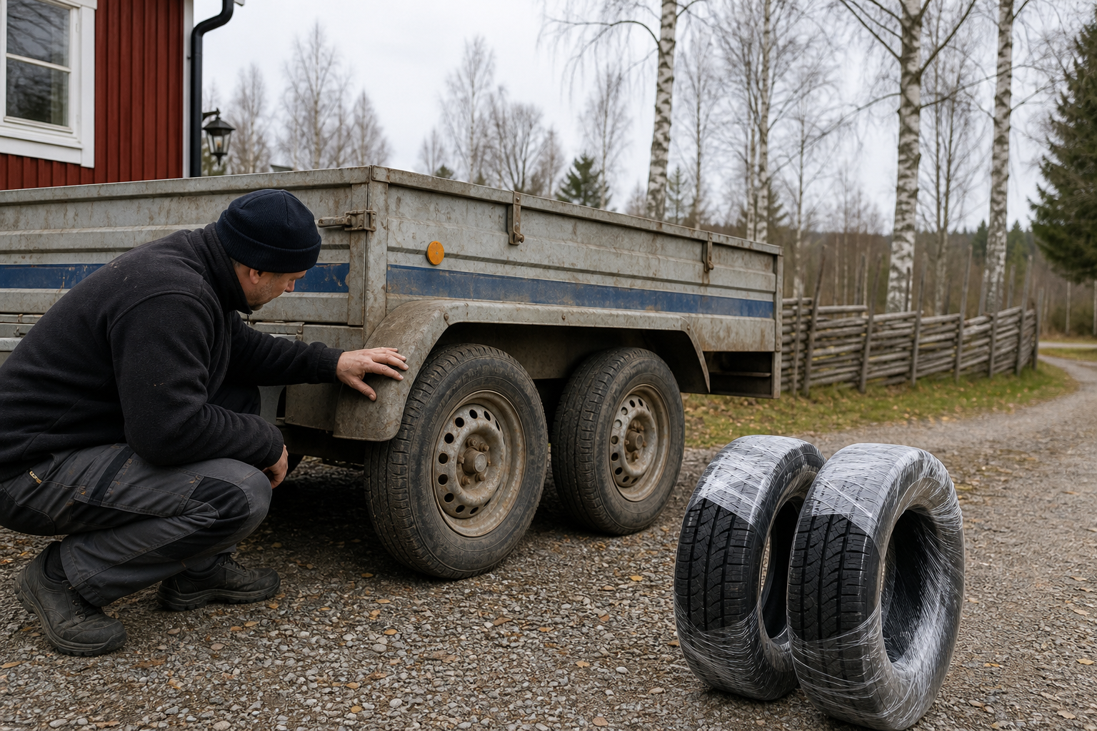 Rätt däck till din släpvagn, snabbt och utan krångel