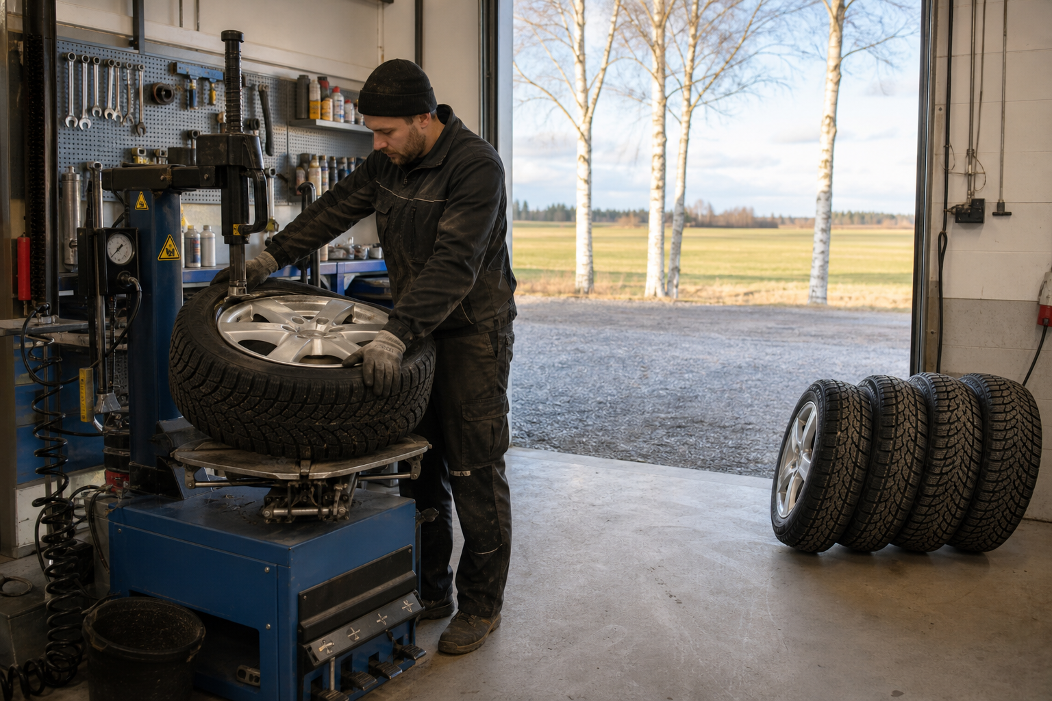 Boka däckbyte på en tid som passar dig