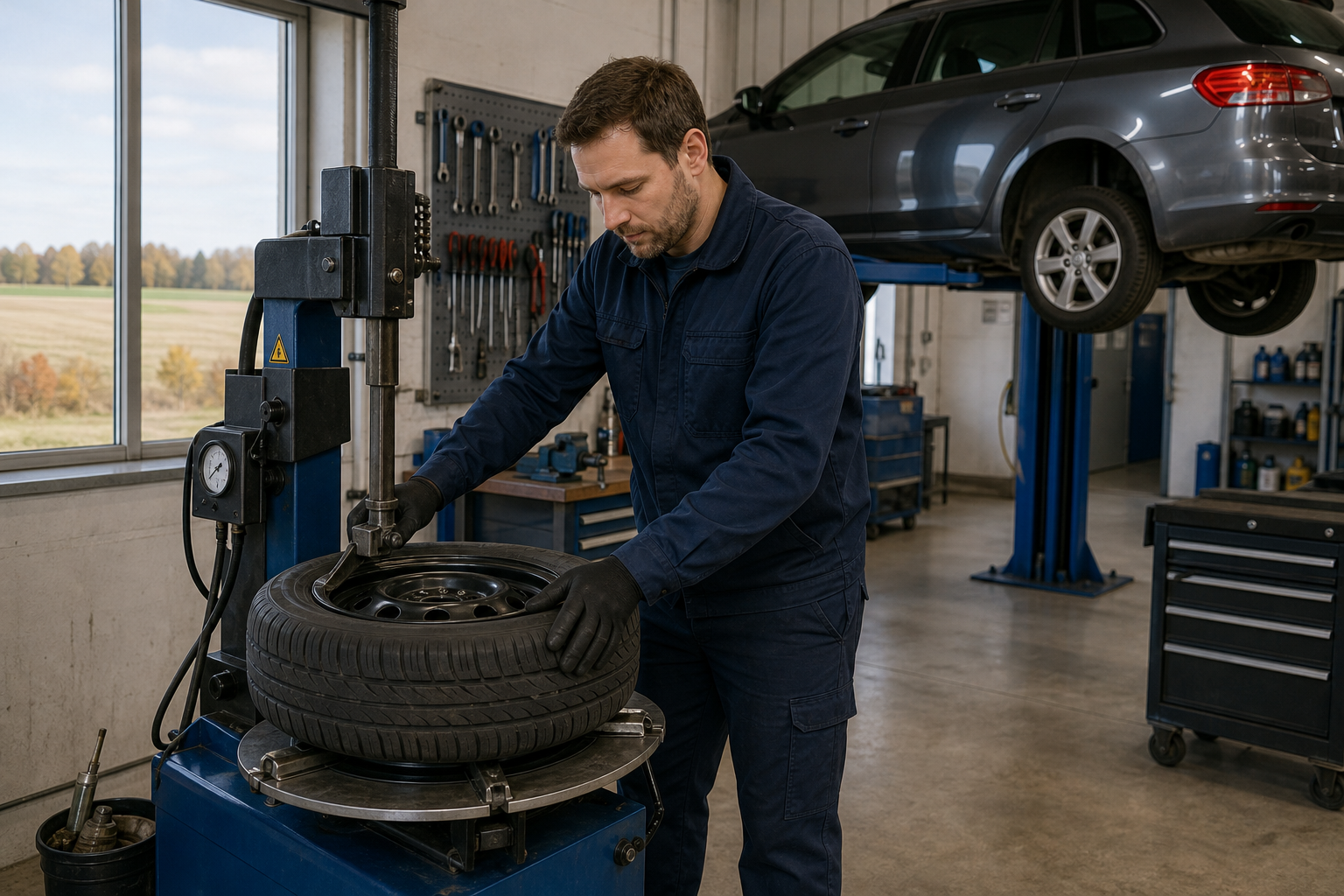Däckbytet fixat utan att du behöver ta ledigt