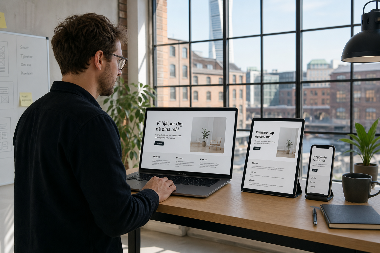 Mobilanpassad webbdesign som konverterar besökare till kunder